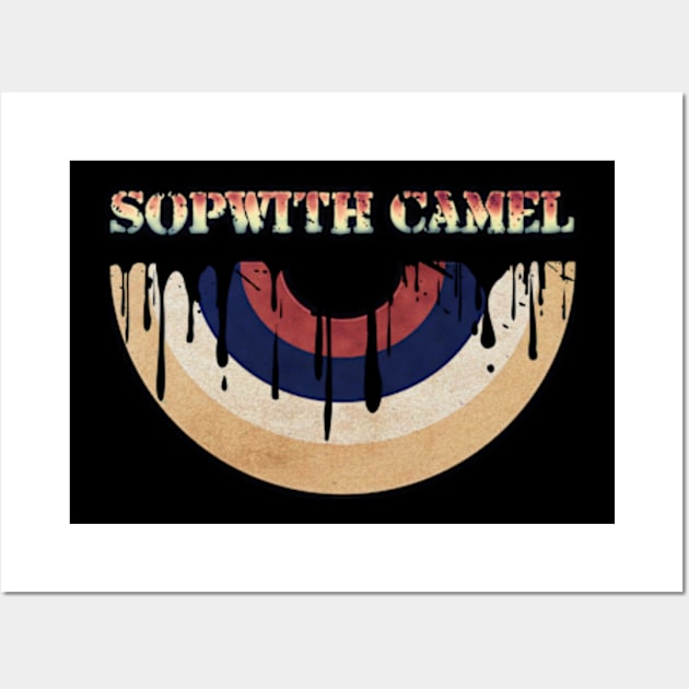 Melted Vinyl - Sopwith Camel Wall Art by FUTURE SUSAN